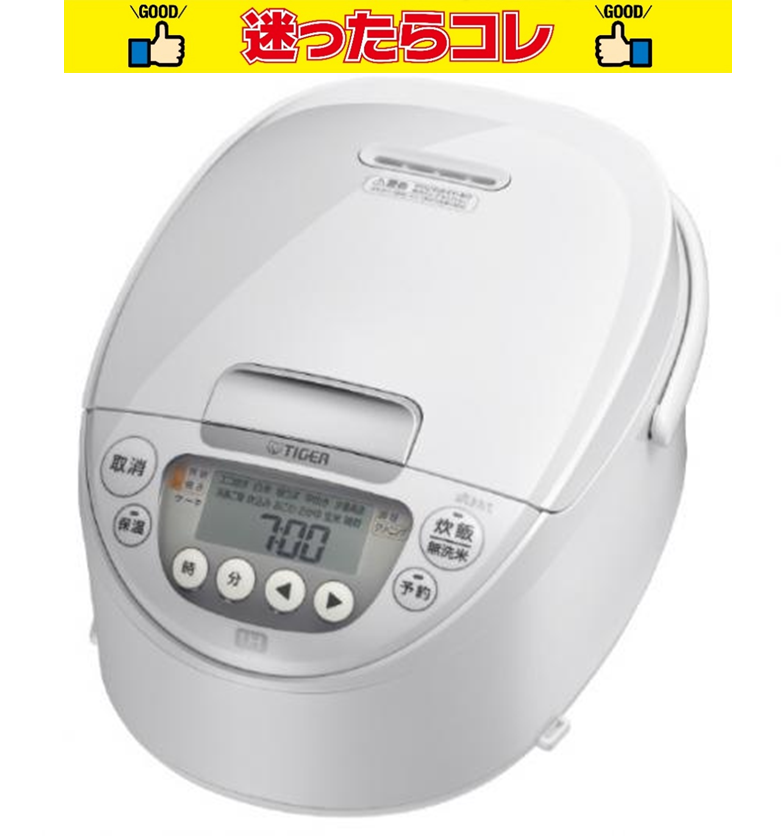 【SALE】タイガー TIGER IHジャー炊飯器 5.5合炊き ピュアホワイト JPW-Y100WY