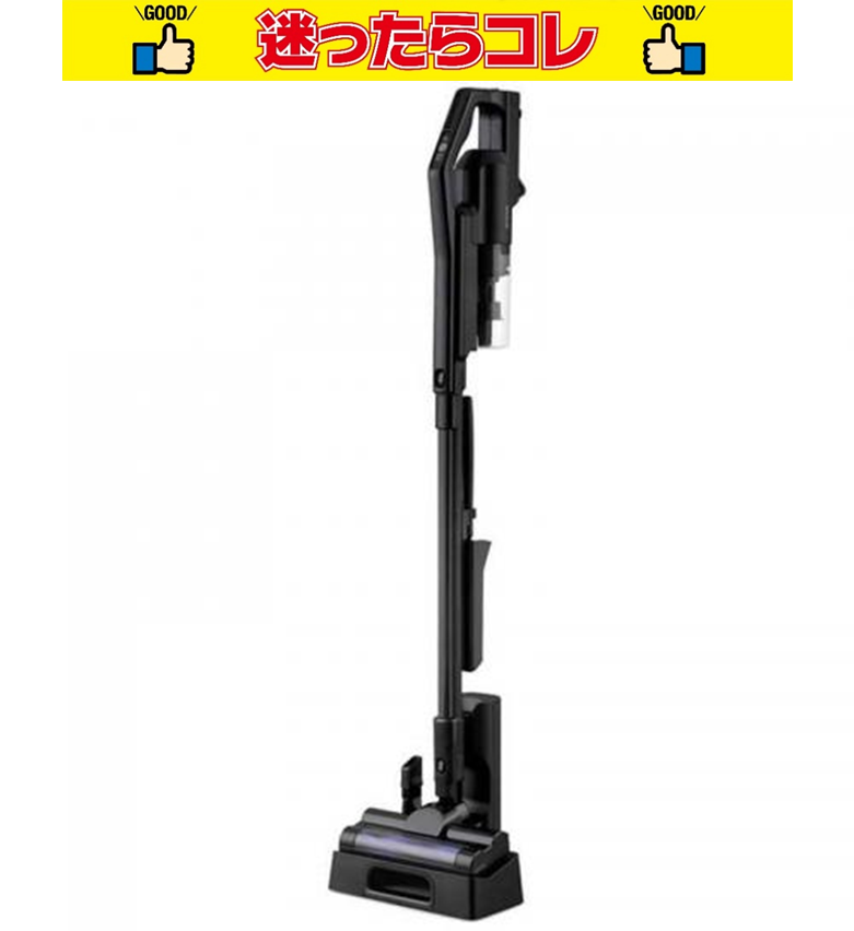 【SALE】アイリスオーヤマ IRIS OHYAMA スティッククリーナー 充電式 サイクロン式 ブラック SCD-R2P-B