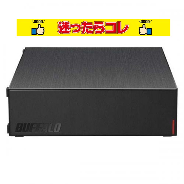 【SALE】バッファロー BUFFALO USB 3.2/3.1/3.0/2.0対応 外付けHDD 6TB テレビ・レコーダー録画用 据え置き型 ブラック HD-LE6U3-BB