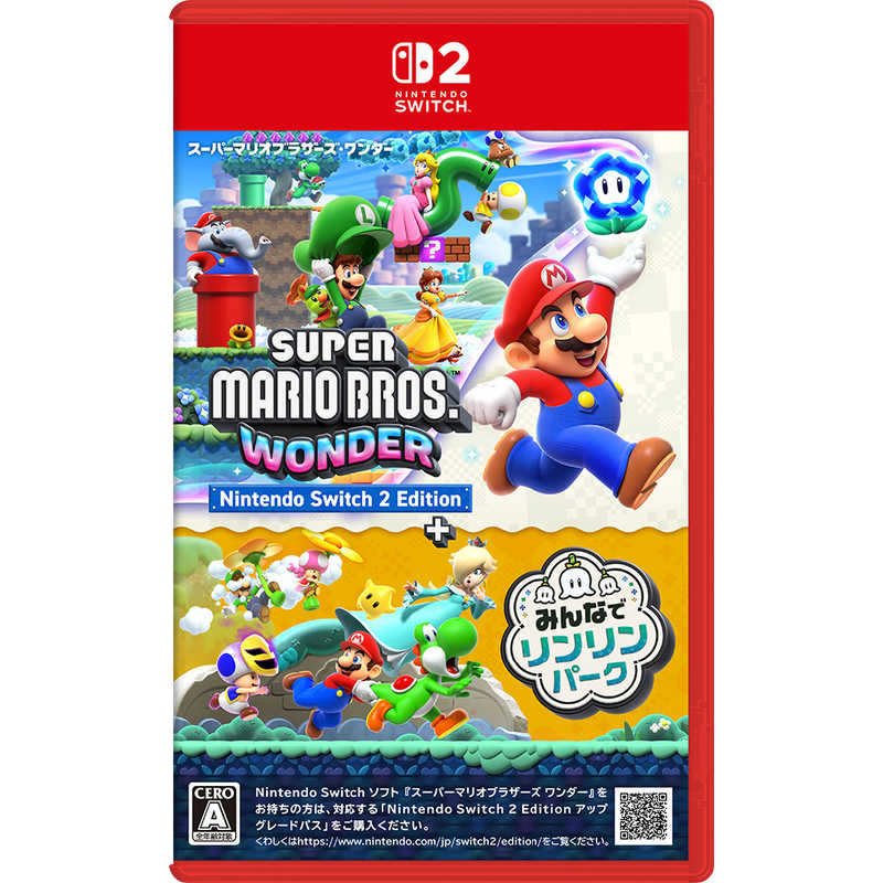 任天堂 Nintendoスーパーマリオブラザーズ ワンダー Nintendo Switch 2 Edition ＋ みんなでリンリンパークNXS-P-AQMXB NSW2 ｽ-ﾊﾟ-ﾏﾘｵﾌﾞﾗｻﾞ-ｽﾞ ﾜﾝﾀﾞ- ﾐﾝﾅﾃﾞﾘﾝﾘﾝﾊﾟ-ｸ