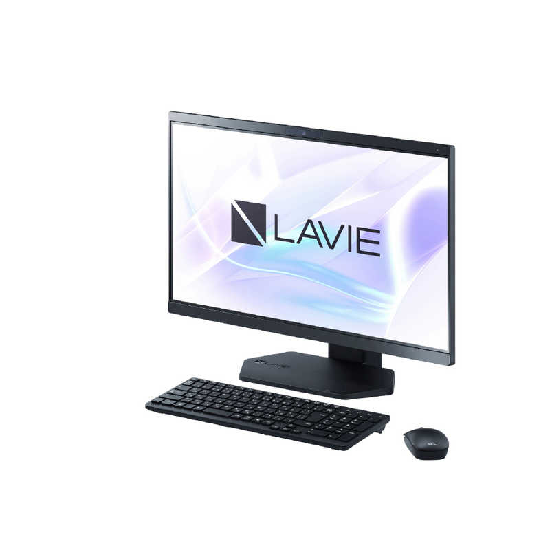 NEC デスクトップパソコン LAVIE A23 [ 23.8型 / Win11 Home / Core i7 / メモリ16GB / SSD512GB / M365 or Office ] ファインブラック PC-A2375LAB-B