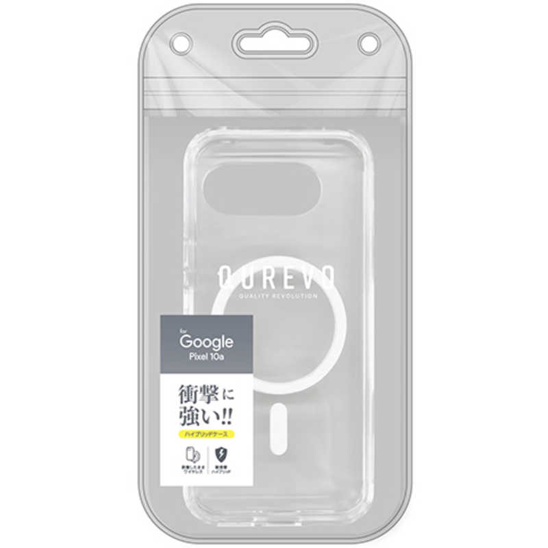 エアージェイ Pixel 10a ハイブリット背面ケース クリア MagSafe対応 ACPIX10AHBM