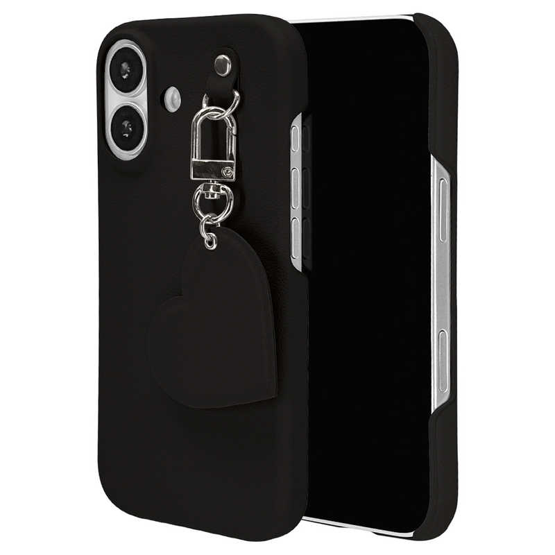 ラスタバナナ iPhone17用ILBE キーリングハンガー付きPCケース ブラック 8976IP5APCBK