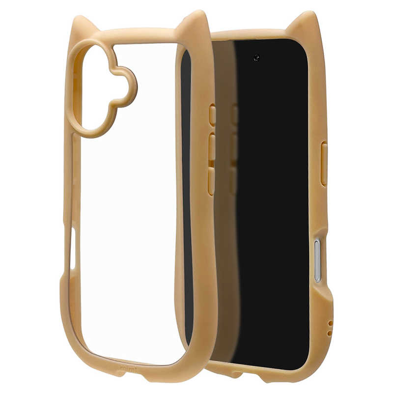 ラスタバナナ iPhone17用猫耳ケース TPU×PC トープ 9161IP5AHPTA