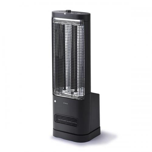 【SALE】【在庫限り】シロカ SIROCA 遠赤外線暖房機 足元ファンヒーター付き 速暖温風 ブラック SH-FC151