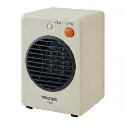 TEKNOS テクノス ホワイト ミニセラミックファンヒーター TS-301