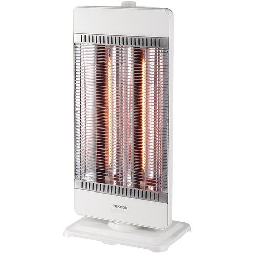 【SALE】TEKNOS テクノス カーボンヒーター2灯 900W,400W ホワイト CHM4532W