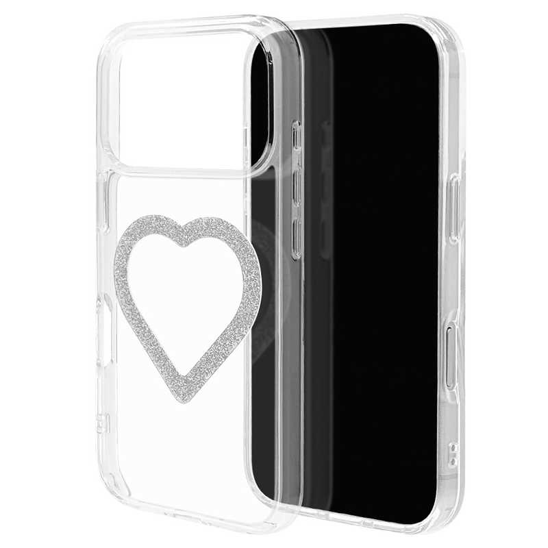 ラスタバナナ iPhone17 Pro用MIGNU ハイブリッドケース 磁力充電対応 ラメシルバー 9041IP5BHPMSV