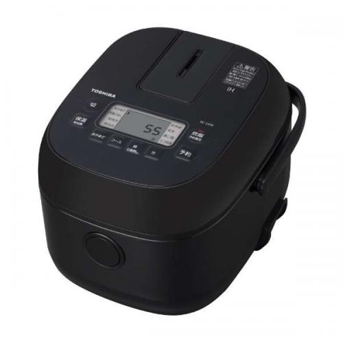 東芝 TOSHIBA IH炊飯器 3合炊き 備長炭ダイヤモンド釜 ブラック RC-5XW-K
