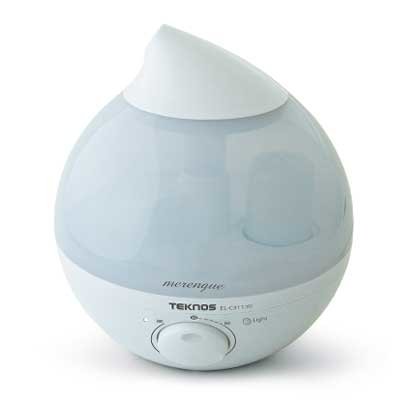 TEKNOS テクノス しずく型 超音波加湿器 2.8L タンク EL-C311(W)メレンゲホワイト