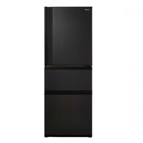 東芝 TOSHIBA 冷蔵庫 326L 3ドア 右開き VEGETA マットチャコール GR-W33SC-KZ (大型配送対象商品/配達日・時間指定不可/沖縄および離島対応不可)