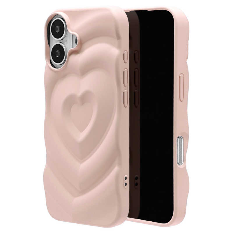 ラスタバナナ iPhone17用 MY．DECOR ハードウェーブTPUケース ピンク 8964IP5ATPPK