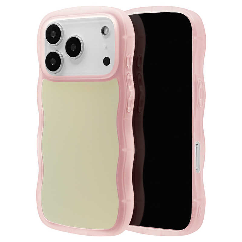ラスタバナナ iPhone 17 Proケース my.DECOR wave ハイブリッド ホログラム ピンク 9047IP5BHPPK
