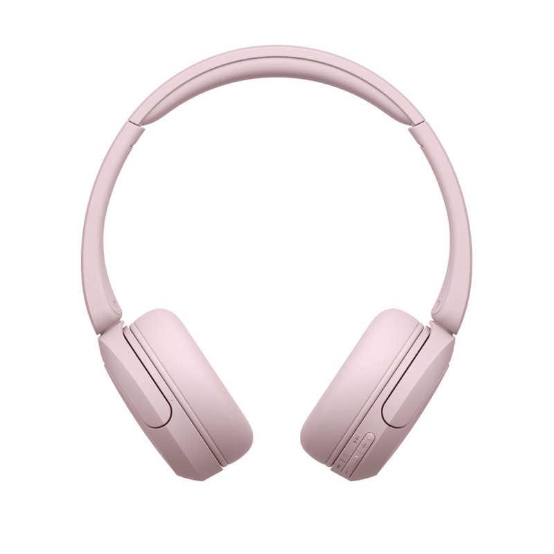 ソニー SONY ワイヤレスヘッドホン Bluetooth 最大55時間再生 ピンク WH-CH530 PZ