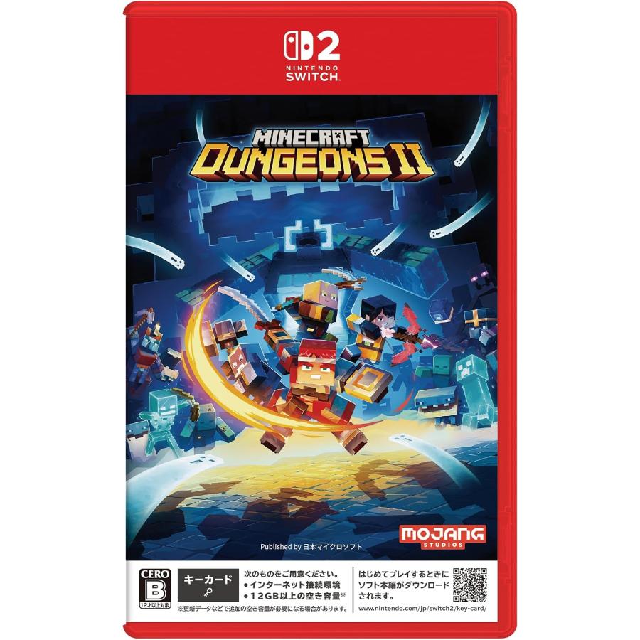 マイクロソフト Microsoft Nintendo Switch 2 ソフト Minecraft Dungeons II マインクラフト ダンジョンズ 2 POT-P-ABGVA