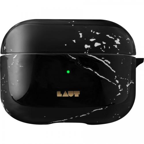 【SALE】ラウト LAUT AirPods Pro 用ケース ブラック (AIRPODS PRO LAUT HUEX ELEMENT MARBLE BLACK) LAPPHXE-MB