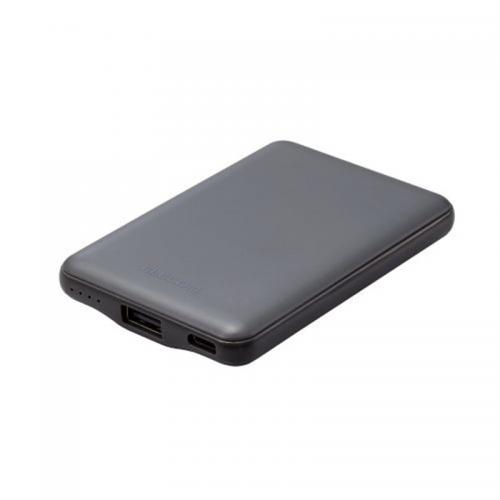 エレコム ELECOM モバイルバッテリー 12W ダークグレー DE-C37-5000DGY