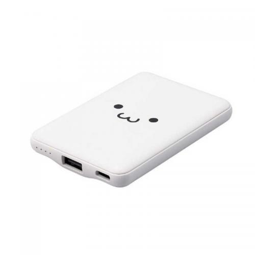 エレコム ELECOM モバイルバッテリー 12W ホワイトフェイス DE-C37-5000WF