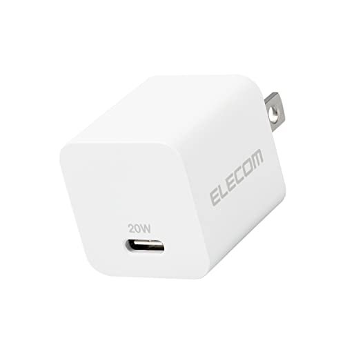【SALE】エレコム ELECOM AC充電器 20W USB 充電器 ホワイト MPA-ACCP28WH