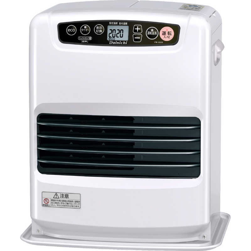 ダイニチ Dainichi 石油ファンヒーター 木造9畳 コンクリート12畳 タンク5L ムーンホワイト FW-32S6-W