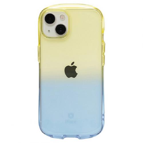 Hamee ハミィ iPhone 13用TPUケース iFace Look in Clear Lolly レモン/サファイア 41943410