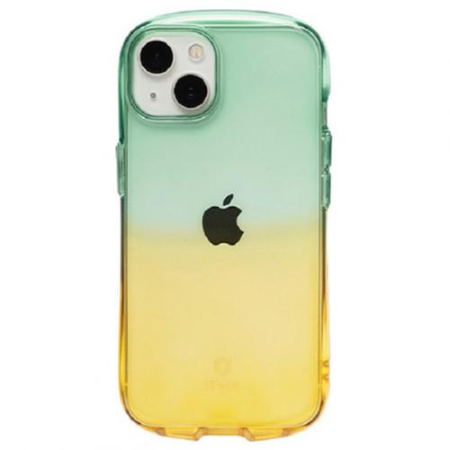Hamee ハミィ iPhone 13用TPUケース iFace Look in Clear Lolly フォレスト/アプリコット 41943427
