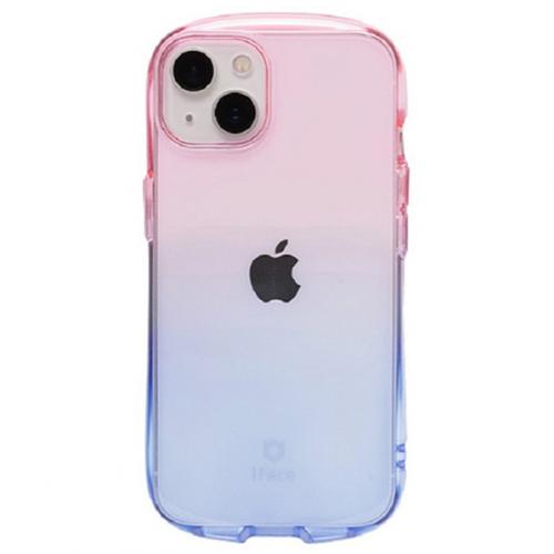 Hamee ハミィ iPhone 13用TPUケース iFace Look in Clear Lolly ピーチ/サファイア 41943434