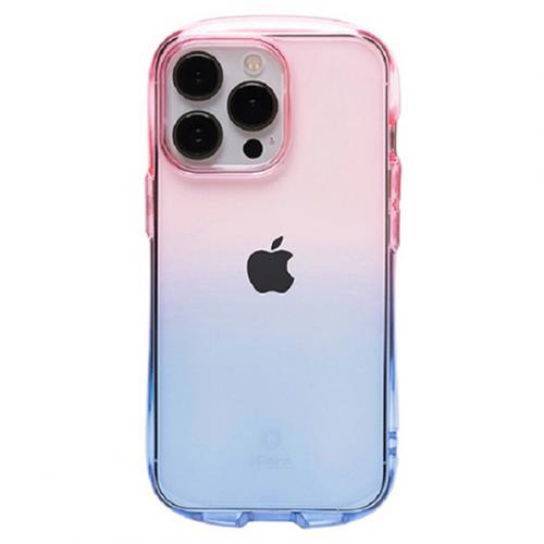 Hamee ハミィ iPhone 13 Pro用TPUケース iFace Look in Clear Lolly ピーチ/サファイア 41943472