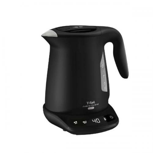 ティファール T-fal 電気ケトル ジャスティン ロックコントロール 1.2L 大容量タイプ ブラック KO823NJP