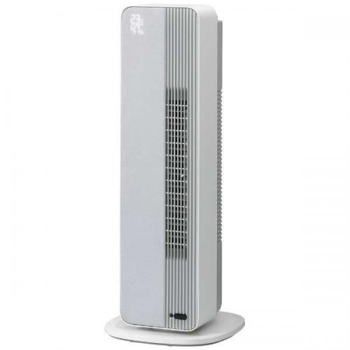 コイズミ KOIZUMI 送風機能付ファンヒーター グレー KHF-12243-H