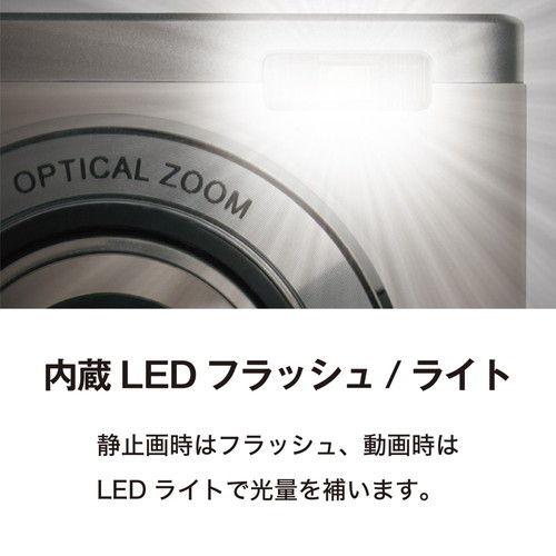 4Kホワイトコンパクトデジタルカメラ Amazon | デジタルカメラ 4K、ウルトラ HD ミニカメラ 44MP 2.4