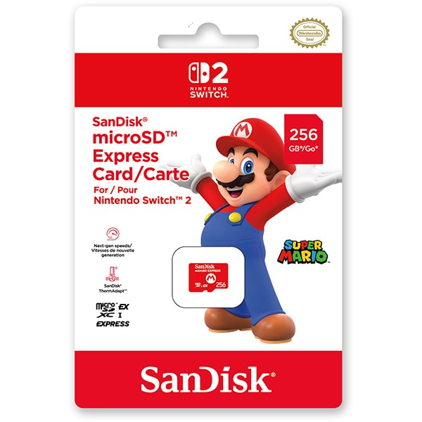 サンディスク SanDisk microSD Express Card 256GB for Nintendo Switch 2 BEE-A-SD01A ※おひとり様一点限り