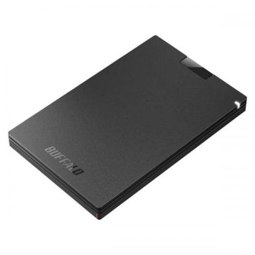 【SALE】バッファロー BUFFALO ポータブルSSD 耐振動・耐衝撃 USB3.2(Gen1)対応 500TB ブラック SSD-PG500U3-BC