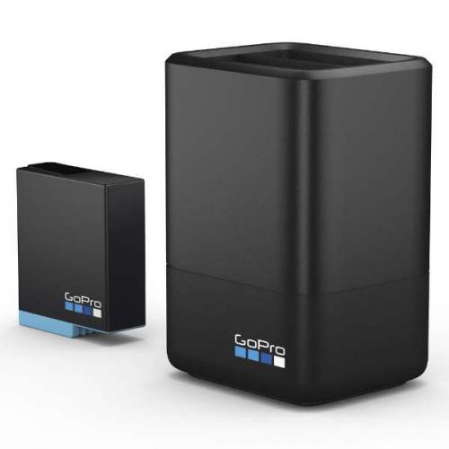 【SALE】GoPro デュアルチャージャー HERO8/7/6 ブラック | AJDBD-001-AS