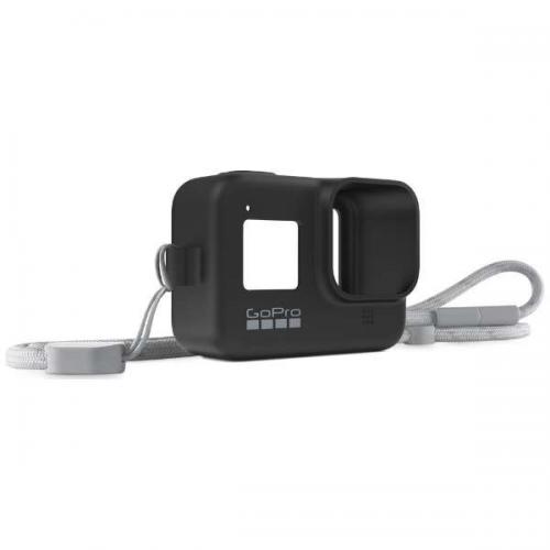 【SALE】GoPro スリーブ + ランヤード?ブラック　for HERO8ブラック | AJSST-001