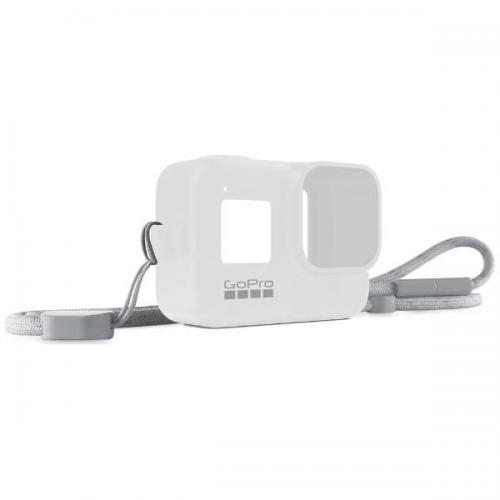 【SALE】GoPro スリーブ + ランヤード ホワイト　for HERO8ブラック | AJSST-002