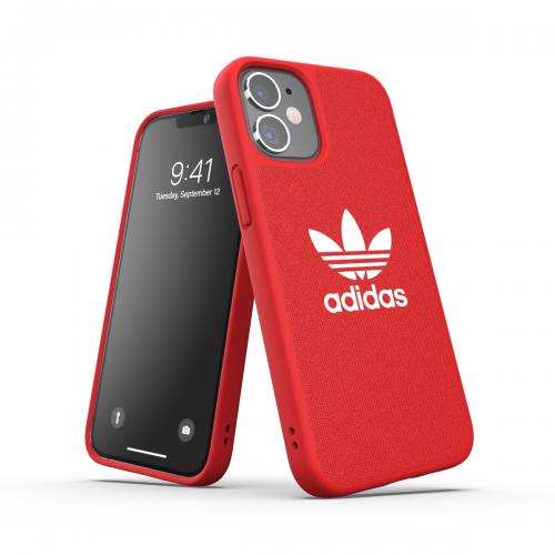 【SALE】adidas アディダス iPhone 12 mini スマホケース Originals CANVAS FW20  Scarlet 42268EX7936