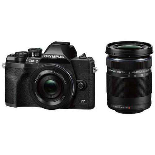 オリンパス OLYMPUS ミラーレス一眼カメラ「OM-D E-M10 Mark IV」EZダブルズームキット(ブラック) E-M10MK4WZK-BLK