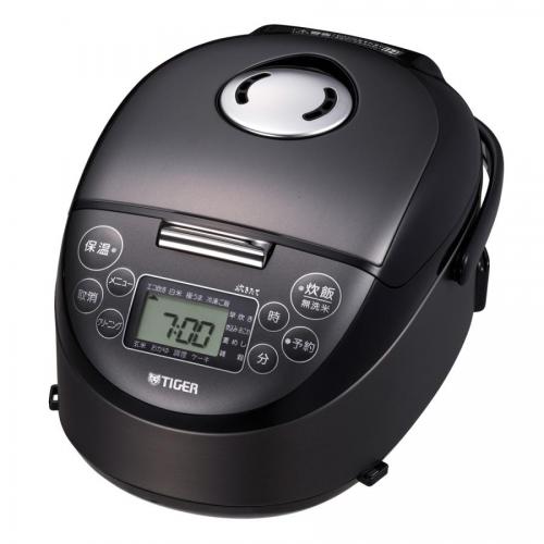 タイガー TIGER IH炊飯ジャー 3合炊き スチールブラック 炊きたて JPF-G055KL
