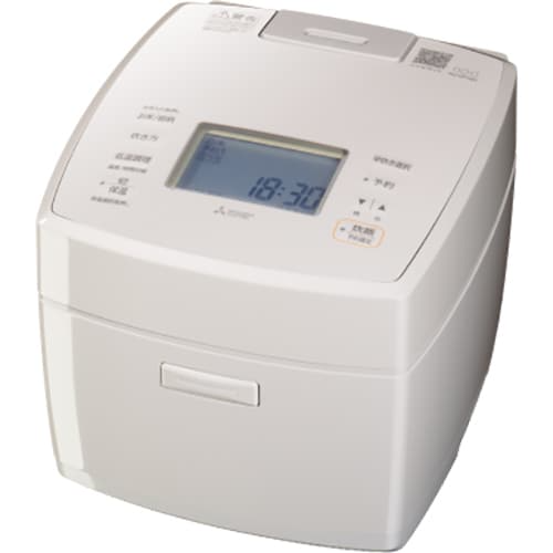 三菱電機 MITSUBISHI IHジャー炊飯器 5.5合炊き 備長炭 白亜麻 NJ-VP10H-W