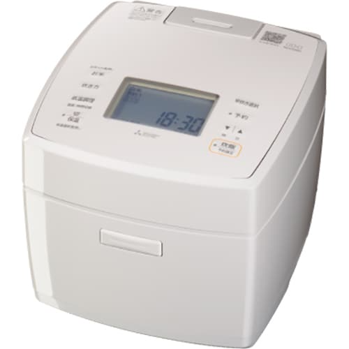 三菱電機 MITSUBISHI IHジャー炊飯器 5.5合炊き 備長炭 白亜麻 NJ-VS10H-W
