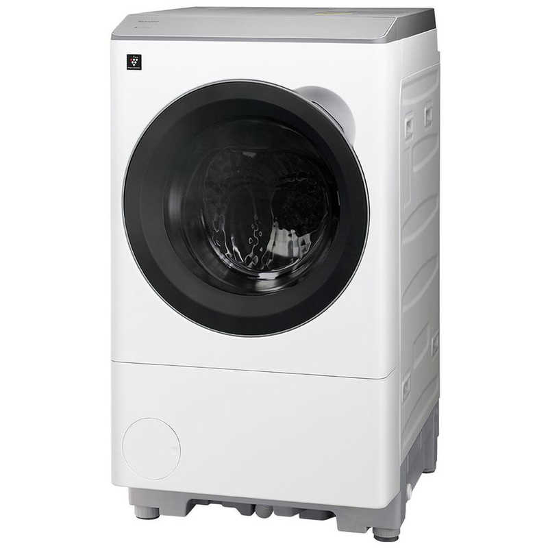 シャープ SHARP ドラム式洗濯乾燥機 洗濯12kg 乾燥6kg 左開き プラズマクラスター マットホワイト ES-12P1-WL(大型)