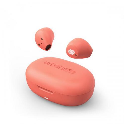 【SALE】アーバニスタ URBANISTA 完全ワイヤレスイヤホン インナーイヤー型 urbanista LISBON Compact TWS Coral Peach 1036346