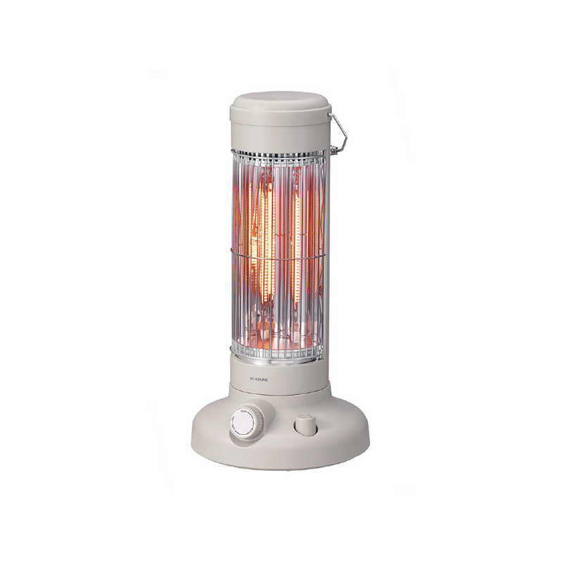 コイズミ KOIZUMI 遠赤電気ストーブ 600W カーボンヒーター ベージュ KKH-0651-C