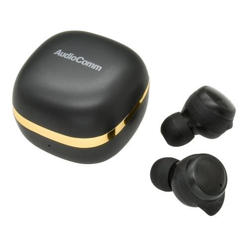 オーム電機 OHM 完全ワイヤレスイヤホン AudioComm ブラック HP-W430N-K