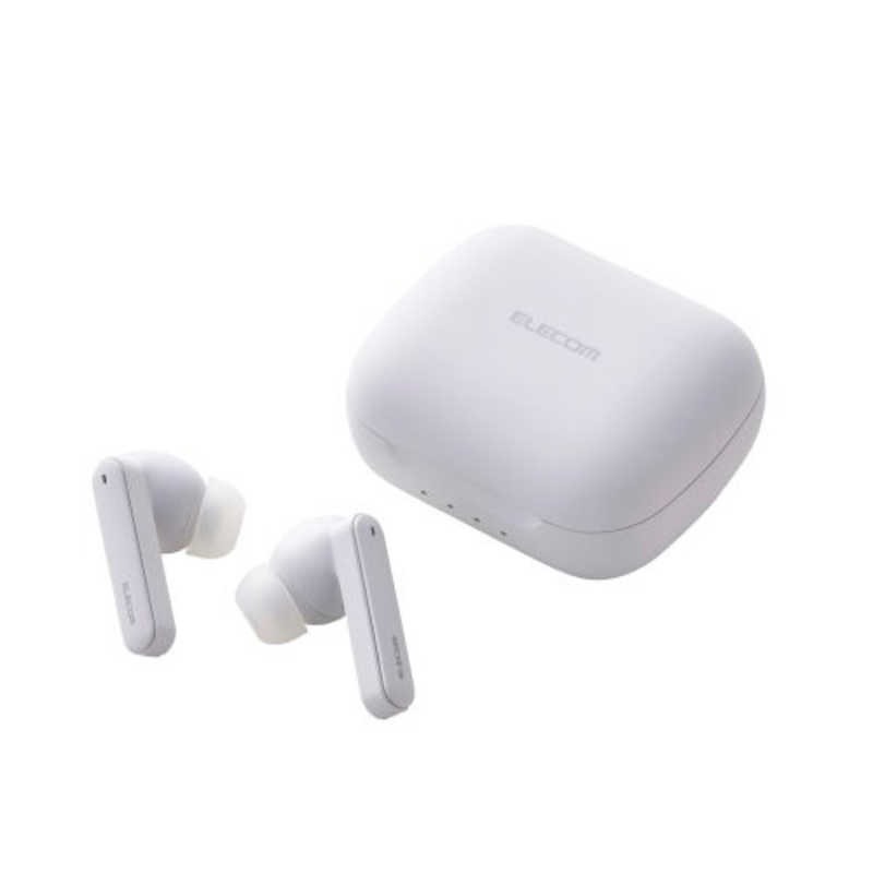 エレコム ELECOM 完全ワイヤレスイヤホン オフホワイト LBT-TWS18WH