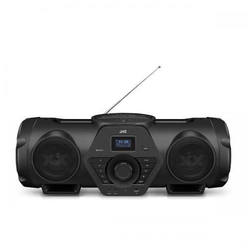 JVC パワードウーハーCDシステム ブラック RV-NB250BT