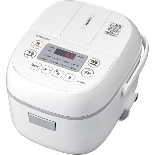 東芝 TOSHIBA マイコン小型炊飯器　3合炊き ホワイト RC-5MFM-W