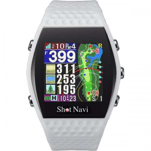 ShotNavi ショットナビ 腕時計型ゴルフ用GPSナビ INFINITY インフィニティ ホワイト