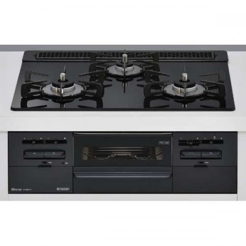 リンナイ Rinnai ビルトインガスコンロ プロパンガス用 シアーブラック RS31W36T1RBW-LP 【本体販売のみ】